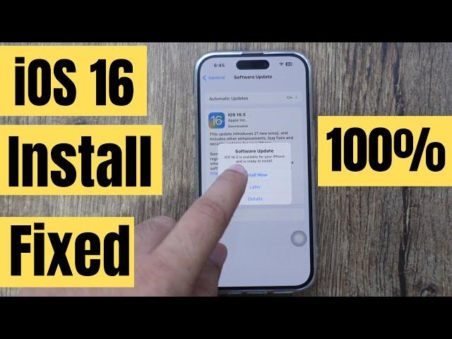 Fix iOS 16.7.6 (Unable to install, Stuck, Update Requested...) issues on iPhone