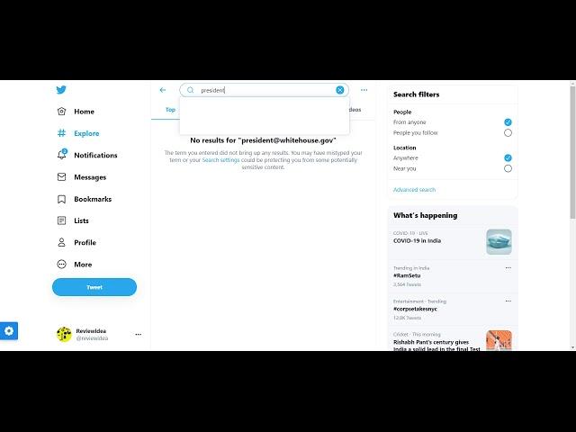 How to Do Twitter Reverse Email Lookup