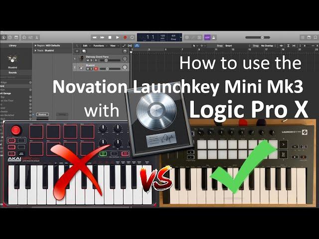 How to use the Novation Launchkey Mini mk3 with Logic Pro X