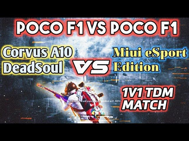 Miui 11.0.7 eSport Edition Vs Corvus A10 DeadSoul 1v1 TDM MATCHCHECK AIM ASSIST AND BULLET REGISTER