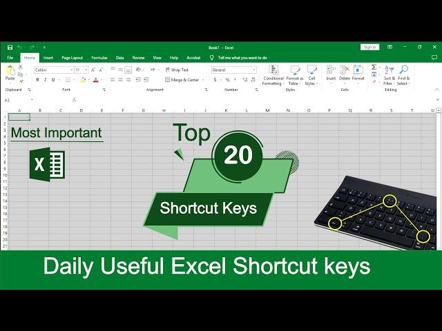 Excel Shortcut Keys | Best Excel Keys