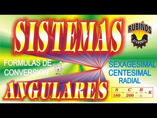 Fórmulas de Conversión -  Ejercicios Resueltos de  Nivel Básico - Sistemas de Medidas Angulares