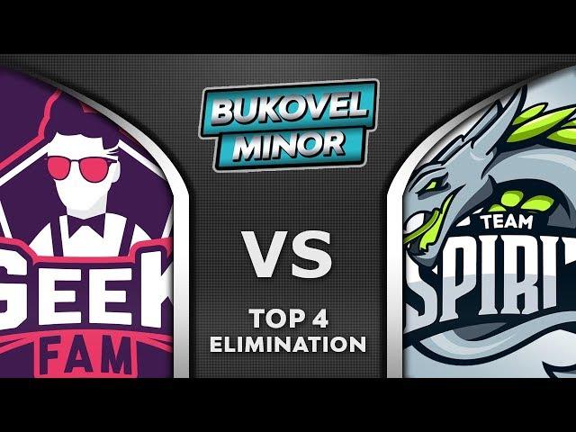 Geek Fam vs Spirit [TOP 4] Bukovel Minor 2020 Highlights Dota 2