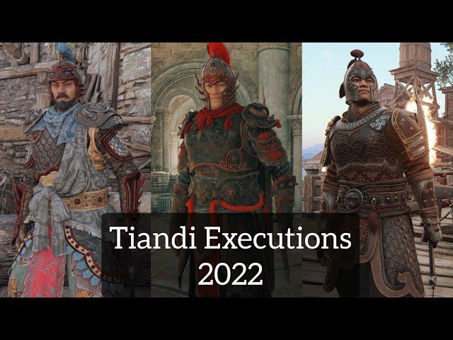 For Honor - All Tiandi Executions (2022)