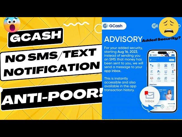 TECH-Opinion: GCash No SMS Notification is Anti-Poor