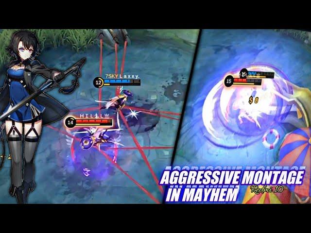 FREESTYLE KILL FANNY AGGRESSIVE MONTAGE IN MAYHEM MODE - Mobile Legends