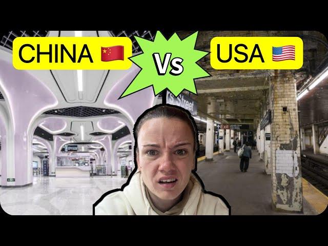 Living in China vs Living in America || 中国vs美国。。 我很震惊