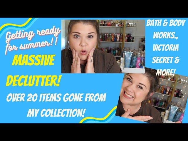 Huge Declutter: 20+ Bath & Body Works, Victoria's Secret, and More! Making Room For New Summer!!