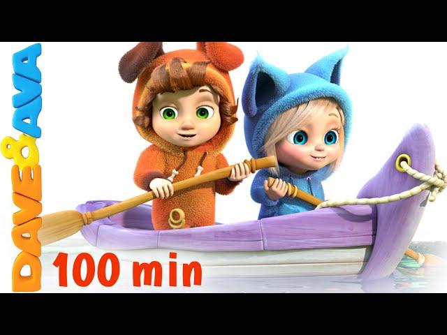 Row Row Row Your Boat | Nursery Rhymes Collection and Baby Songs from Dave and Ava