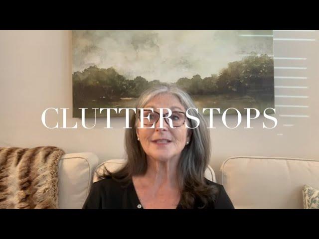 CLUTTER STOP! What Is A Clutter Stop #flyladykat