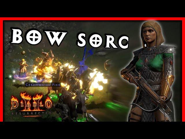 Bow Sorceress Actually WRECKS!!! Build Guide and Showcase - Diablo 2 Resurrected