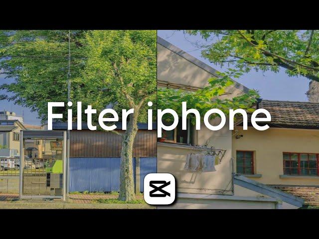 Filter iphone capcut || Filter iphone terbaru capcut