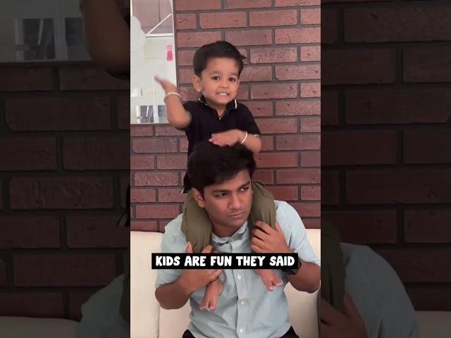 Kids are fun they said | Manish Kharage #shorts