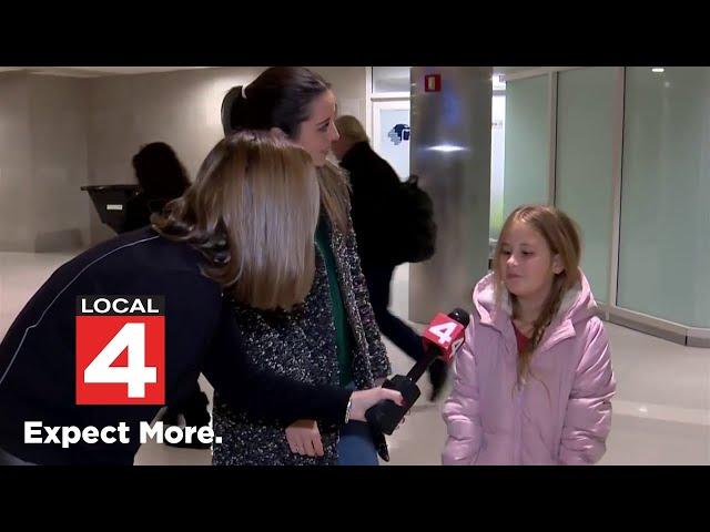 Special moment shines for Metro Detroit family during holiday travel rush