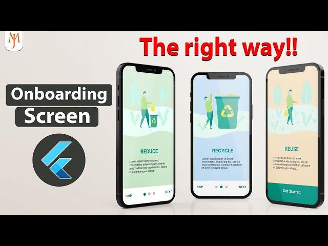 Flutter Tutorial - Onboarding Screen UI, Introduction Screen, Walkthrough [2022]