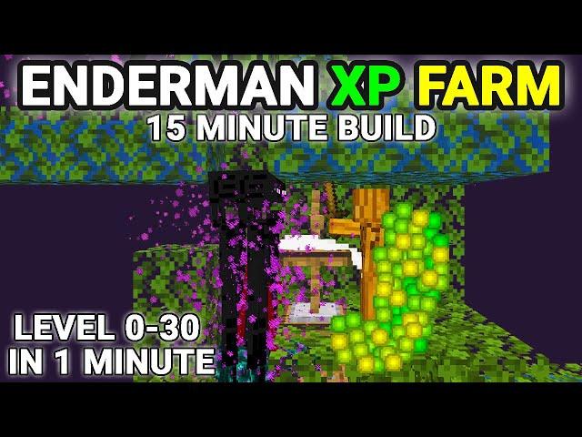 Effortless Enderman XP Farm 1.20