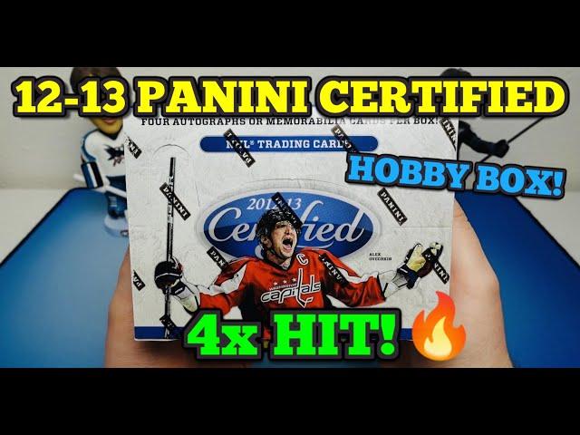 4x HIT!  2012-13 Panini CERTIFIED Hobby Box Break! Hokej karty NHL! Unboxing!