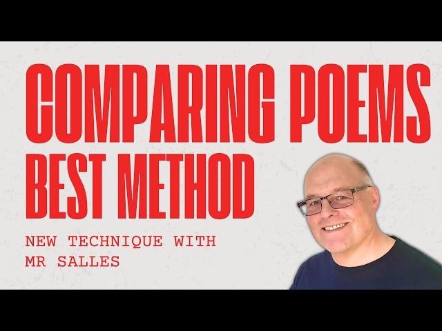 BEST METHOD for COMPARING POEMS I have CHANGED MY MIND