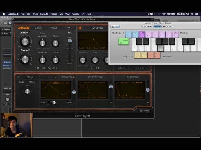 Retro Synth Brief Overview for Beginners Logic Pro X