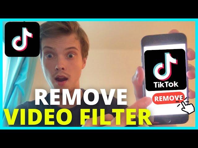 How To Remove Filter from TikTok Video