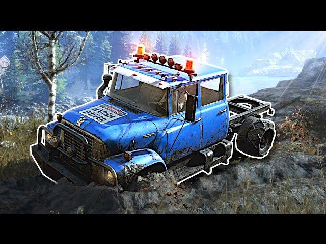 Trucking Through Canada was a DISASTER! - SnowRunner Multiplayer Gameplay