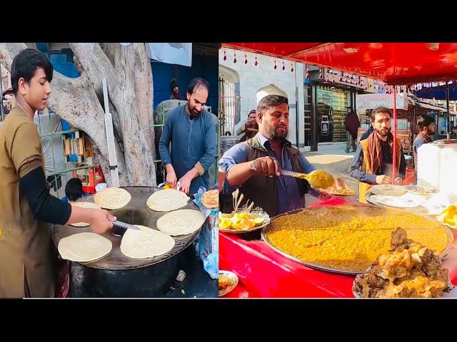 The famous breakfast food in Afghanistan | What Afghans are eating in Early Morning | Street food