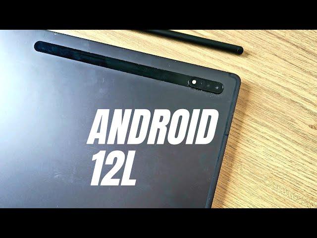 Android 12L On Galaxy Tab S8 Ultra - Firs Impressions