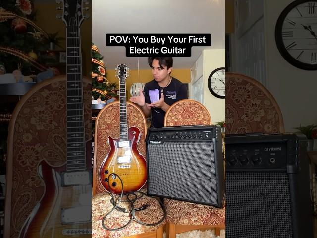 POV: You Buy Your First ELECTRIC GUITAR 