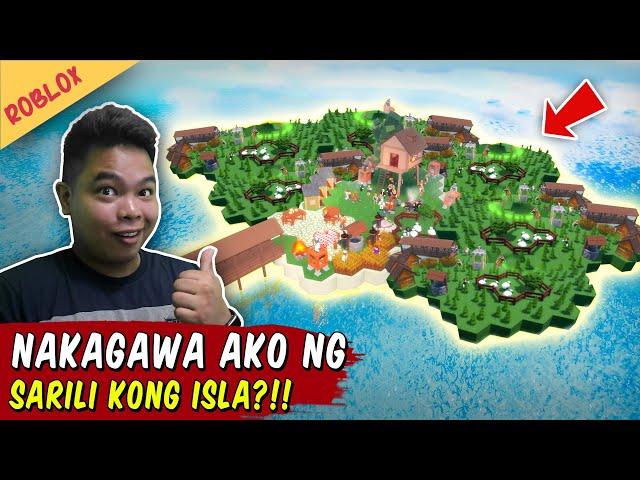 Gumawa Ako ng Malaking Isla - Desert Island Survival Roblox