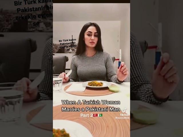 Bir Türk Kadını Pakistanlı Bir Erkekle Evlendiğinde' Diyerek Paylaştığı Yemek Videosu Viral oldu