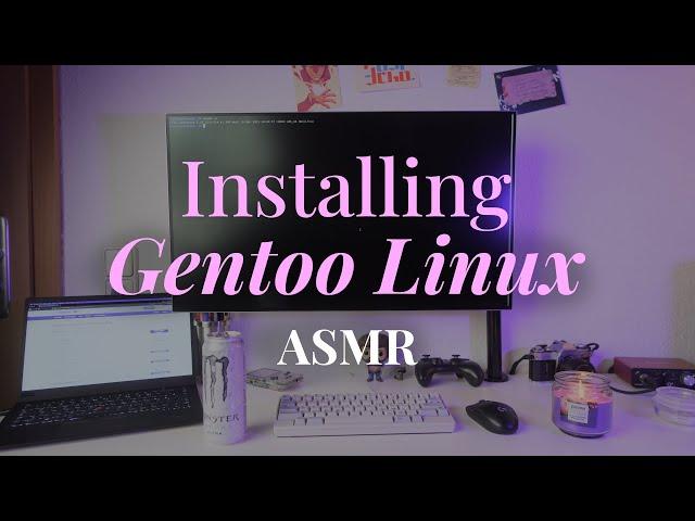 ASMR Installing Gentoo Linux (No Talking, Mechanical Keyboard, 4K)