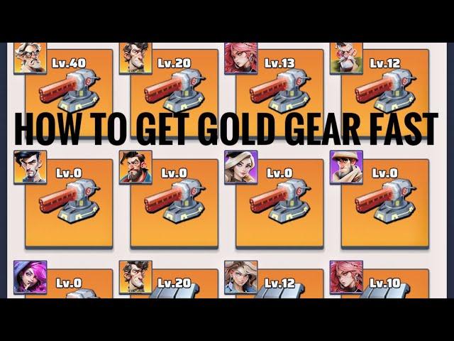 Last War: How to QUICKLY get GOLD GEAR!!!