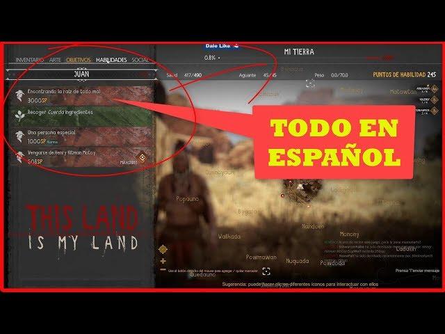 TRADUCIR CALQUIER JUEGO UNITY EN ESPAÑOL ( THIS LAND IS MY LAND) | CAMBIAR IDIOMA TUTORIAL  gameplay