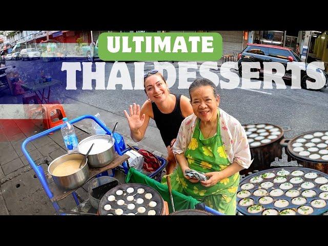 STREET FOOD in Bangkok Thailand  Our 3 favourite Thai desserts