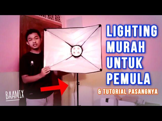 YOUTUBER PEMULA WAJIB PUNYA ALAT INI !!! REVIEW SOFTBOX MURAH ||TAFFSTUDIO SOFTBOX + LIGHT STAND