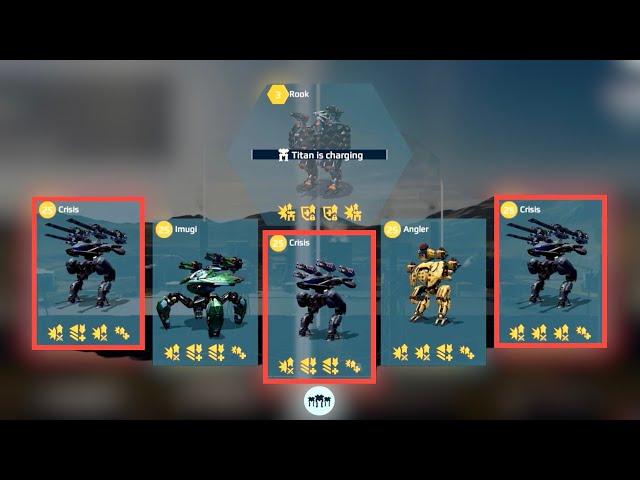 War Robots: New heavy  brawler titan Rook & New sniper robot Crisis | WR Gameplay