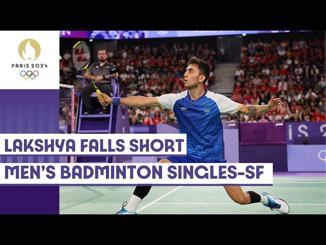 India’s Lakshya Sen loses Men’s Badminton Singles Semi-Final | Paris 2024 Highlights