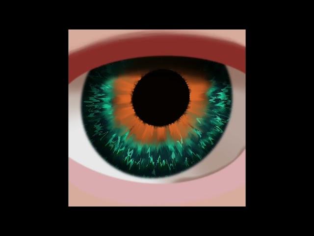 Eye drawing with art with flo tutorial on procreate