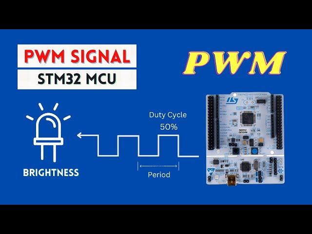 Generate PWM Signal in STM32 Microcontroller- Brightness Control of LED