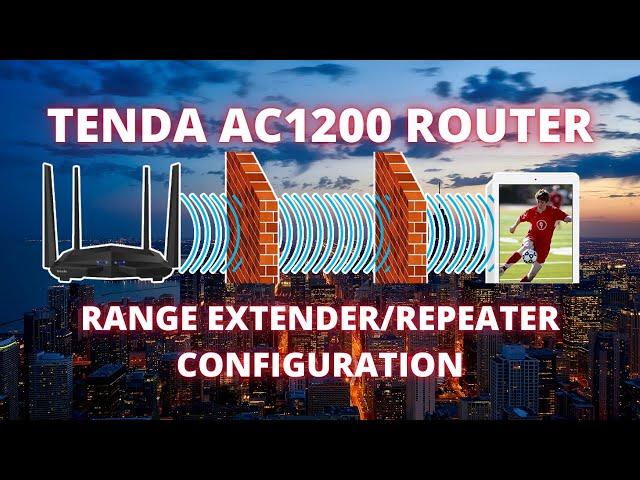 TENDA AC1200 Router Range Extender/Repeater Set-up and Configuration | Boost WIFI Signal Strength