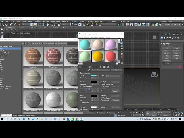 CONVERT STANDARD TO VRAY MATERIAL EDITOR IN 3DS MAX V RAY 5