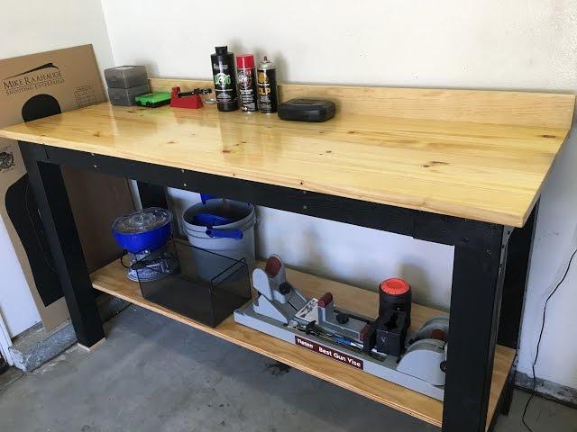 Reloading bench / work bench build - time lapse