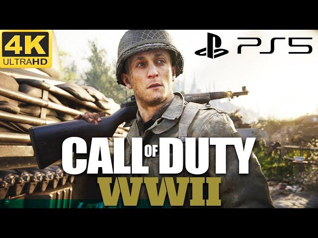 CALL OF DUTY WW2 (Full Game) PS5 4K 60fps