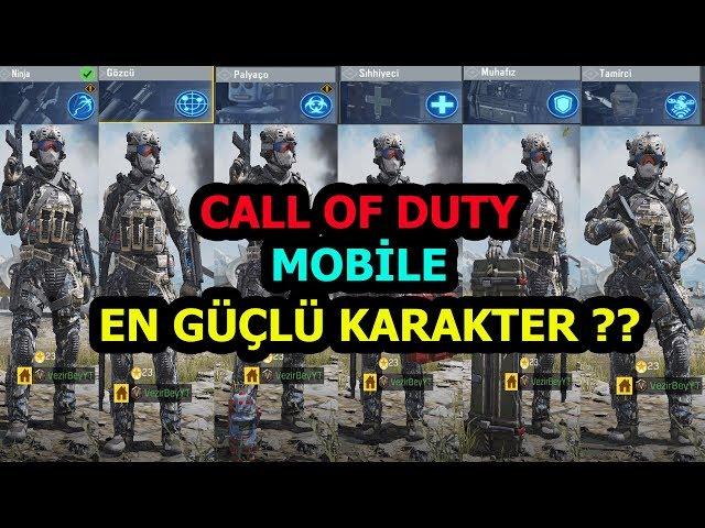 EN GÜÇLÜ KARAKTER ??? CALL OF DUTY Mobile TÜRKÇE TAKTİKLER