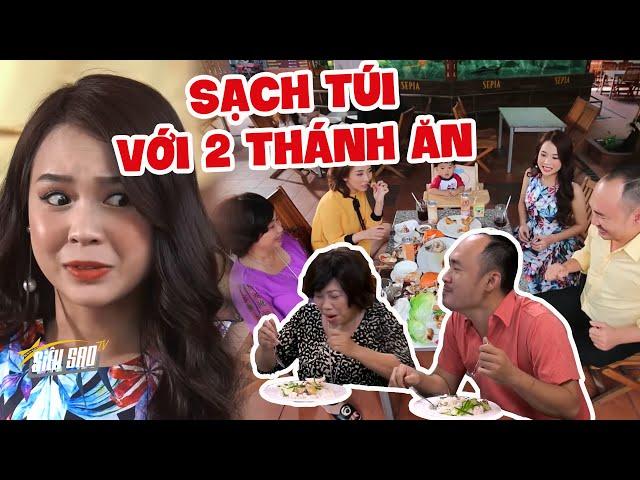 SIÊU SAO TV | Kim Chi "XÂY XẨM CHÓNG MẶT", SẠCH TÚI với 2 MẸ CON THÁNH ĂN Đức Hạnh