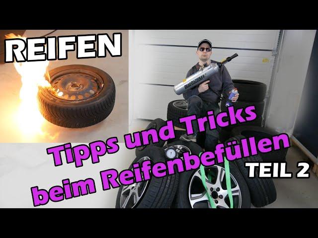 Reifen aufpumpen nach Montage - TIPPS und TRICKS - Problemreifen - Reifenbefüllen