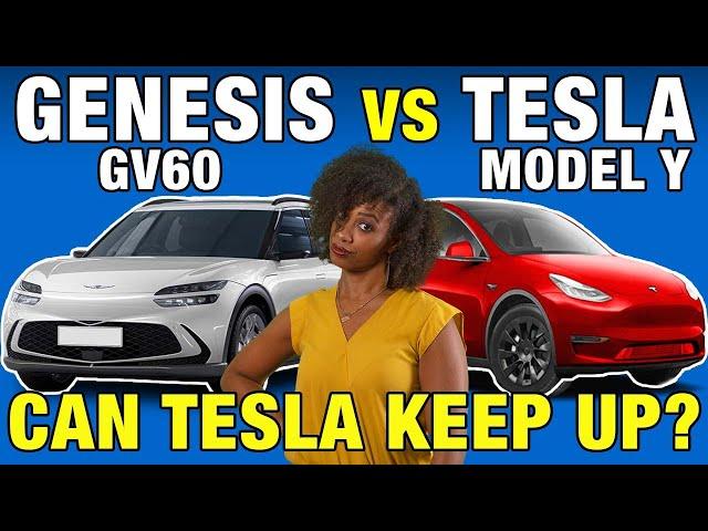 Genesis GV60 vs. Tesla Model Y | Compact Luxury Electric SUV Comparison | Price, Performance & More!