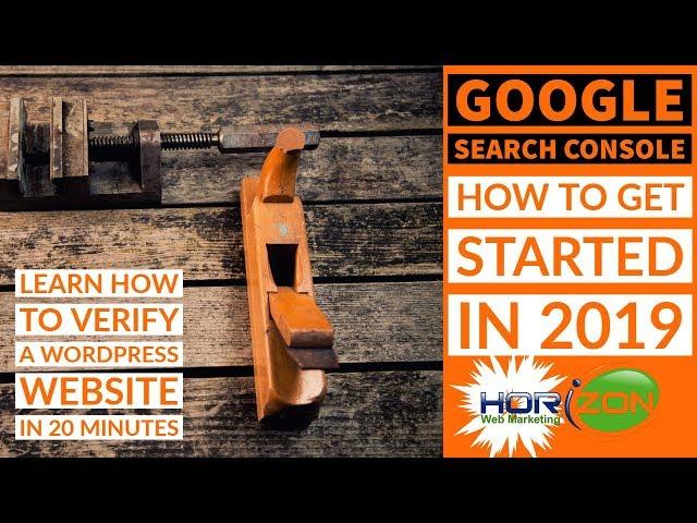 How to Verify Google Search Console 2019