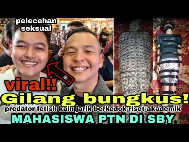 Viral‼️pelecehan seksual yang dilakukan gilang kang bungkus‼️