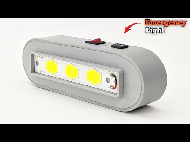 How To Make Rechargeable Emergency Light At Home